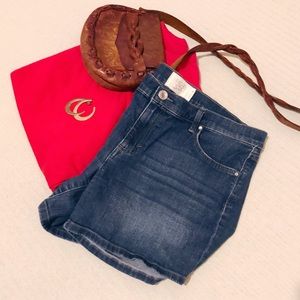 Rachel Roy Weekender Denim Shorts; size 10